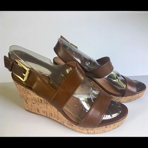 Franco Sarto NWOB, never worn wedge sandals.